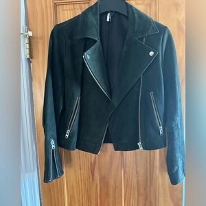 Topshop 100% Authentic Suede Moto Jacket